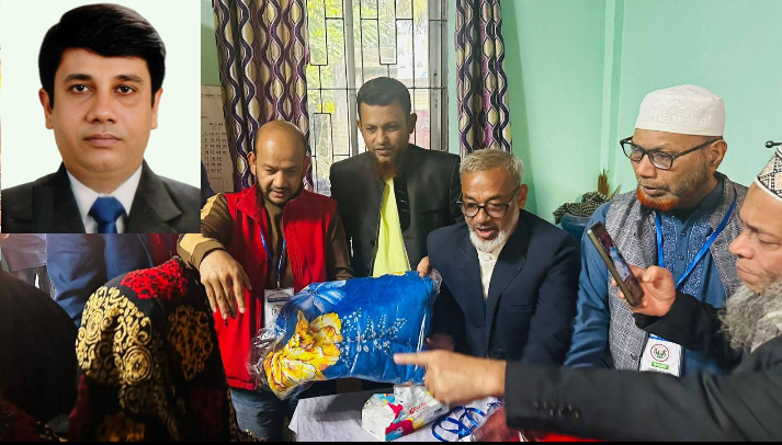 চাটখিলে শীতার্তদের মাঝে শীতবস্ত্র বিতরণ করেছে হোসনেআরা আলম ফাউন্ডেশন